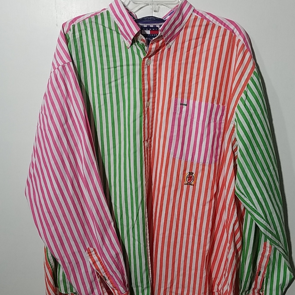 Tommy Patch Bright Stripe Shirt P5